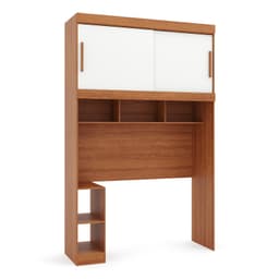 Guarda-Roupa Modulado com Cabeceira Gênova 2 Portas Freijó e Off White
