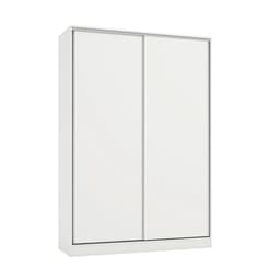 Guarda-Roupa Solteiro Adrina 2 Portas 2 Gavetas Branco