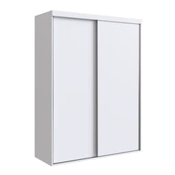Guarda-Roupa Solteiro Alya 2 Portas 2 Gavetas Branco