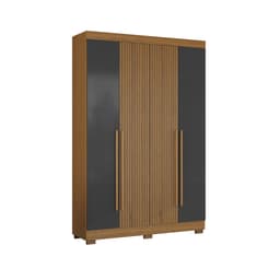 Guarda-Roupa Solteiro Sidney 4 Portas 2 Gavetas Atacama