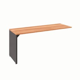 Mesa Dinâmica Shelf Nogal Sevilha e Preta 170 cm