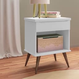 Mesa de Cabeceira Infantil Melinda 1 GV Branca