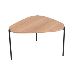 Mesa de Centro Complementos Orgânica Hanover e Preta 59 cm