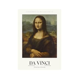 Pôster Decorativo Grandes Artistas Da Vinci 50x70 cm