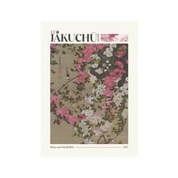 Pôster Decorativo Grandes Artistas Jakuchu Roses 50x70 cm