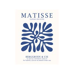 Pôster Decorativo Grandes Artistas Matisse II Azul 40x50 cm