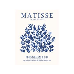 Pôster Decorativo Grandes Artistas Matisse IV Azul 40x50 cm