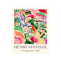 Pôster Decorativo Grandes Artistas Matisse Japonaise 40x50 cm