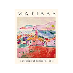 Pôster Decorativo Grandes Artistas Matisse Landscape 40x50 cm