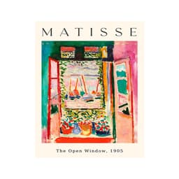 Pôster Decorativo Grandes Artistas Matisse Open Window 40x50 cm