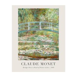 Pôster Decorativo Grandes Artistas Monet Bridge 40x50 cm