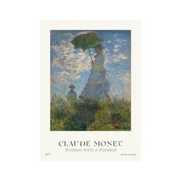 Pôster Decorativo Grandes Artistas Monet Woman 50x70 cm