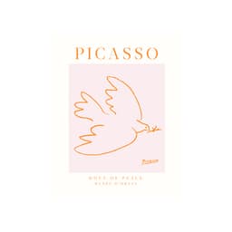 Pôster Decorativo Grandes Artistas Picasso Dove 40x50 cm