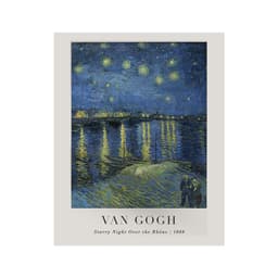 Pôster Decorativo Grandes Artistas Van Gogh Rhône 40x50 cm