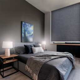 Persiana Blackout Bloom Dual Block Linho Cinza Escuro 140x160