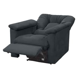 Poltrona Elétrica Reclinável Império Veludo Cinza