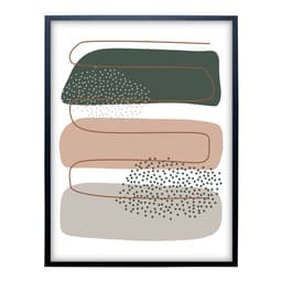 Quadro Abstrato Caminho sem Vidro Colorido 30x40 cm