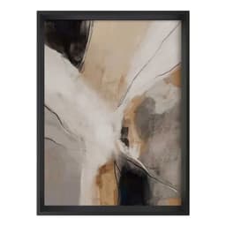 Quadro Abstrato Nuances I com Vidro Colorido 60x90 cm