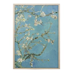 Quadro Clássico Flores II com Vidro Colorido 50x70 cm