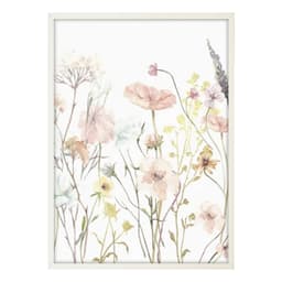 Quadro Infantil Selva Flowers sem Vidro Colorido 20x30 cm