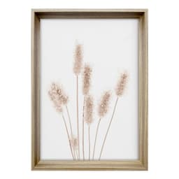 Quadro Romântico Grama de Pampas I com Vidro Colorido 50x70 cm