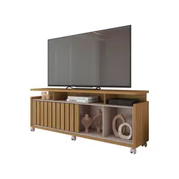 Rack para TV até 65 Polegadas Oasis 1 PT Mel e Cacao 160 cm