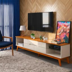 Rack para TV até 75 Polegadas Limit 2 GV Off White e Nature 219 cm