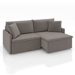Sofá 2 Lugares Retrátil e Reclinável Stilo Veludo Avelã 154 cm