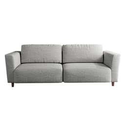 Sofá 3 Lugares Munique com Chaise Esquerdo Poliéster Cinza