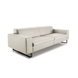 Sofá 3 Lugares Otto Revestimento Sintético Gelo 240 cm