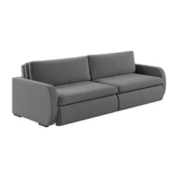 Sofá 3 Lugares Retrátil e Recinável Sunset Linho Cinza 200 cm