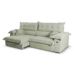 Sofá 4 Lugares Retrátil e Reclinável com USB Absoluto Linho Verde