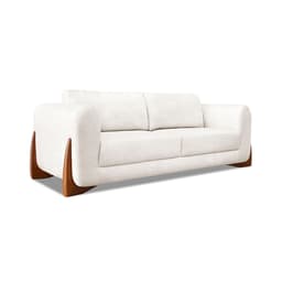 Sofá 4 Lugares Yves Bouclé Off White 250 cm