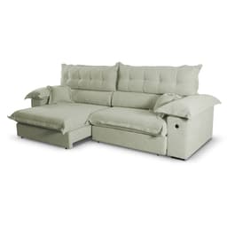 Sofá 5 Lugares Retrátil e Reclinável com USB Absoluto Linho Verde