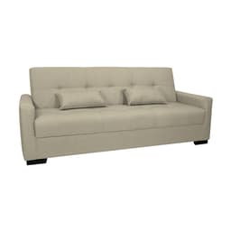 Sofá-Cama Casal 3 Lugares Lavinia Linho Bege