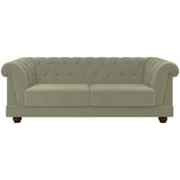 Sofa 3 Lugares 220 cm Ponteio Veludo SL 940 Moll