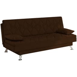 Sofa Cama 3 Lugares 193 cm Eva Veludo SL 942 Moll