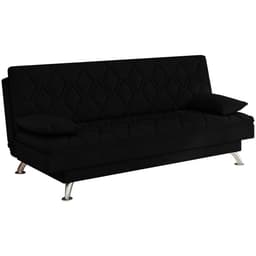 Sofa Cama 3 Lugares 193 cm Eva Veludo SL 944 Moll