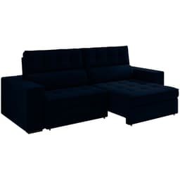 Sofa Retratil E Reclinavel 3 Lugares 246 cm Evidence SL 948 Veludo Moll