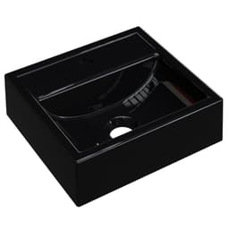 Cuba Pia De Apoio Para Banheiro Quadrada Kuad 32 C08 Preto - Mpozenato