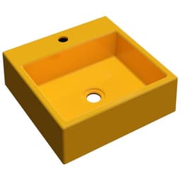 Cuba Pia De Apoio Para Banheiro Quadrada Q355W Amarelo C08 - Mpozenato