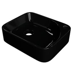 Cuba Pia Para Banheiro Retangular 36cm Jasmin C08 Preto - Mpozenato