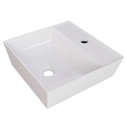 Cuba Pia de Apoio Para Banheiro Quadrada 33cm Aya C08 Bege - Mpozenato