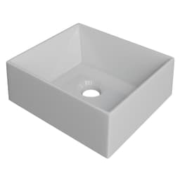 Cuba Pia de Apoio Para Banheiro Retangular 30cm Joy C08 Branco - Mpozenato