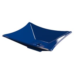 Cuba Pia de Apoio para Banheiro Retangular Luxo 38 C08 Azul Escuro - Mpozenato