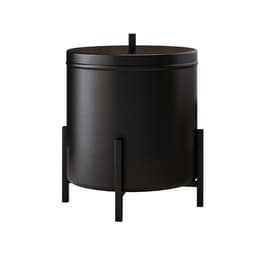 Lixeira Alumínio com Tampa 6L Luxe D09 Preto - Mpozenato