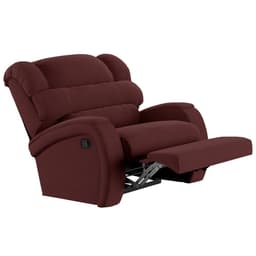 Poltrona do Papai Reclinável Kalie Manual Gatilho FH9 Veludo Vinho - Mpozenato