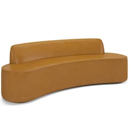 Sofá 2 Lugares para Sala de Estar Living 150cm Koane D06 Sintético Caramelo - Mpozenato