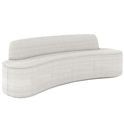 Sofá 3 Lugares para Sala de Estar Living 180cm Koane D06 Bouclê Off White - Mpozenato