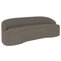 Sofá 5 Lugares para Sala de Estar Living 280cm Theo D06 Bouclê Castor - Mpozenato